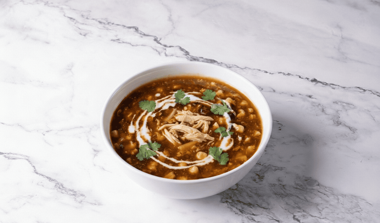 CHICKEN HOT & SOUR SOUP.