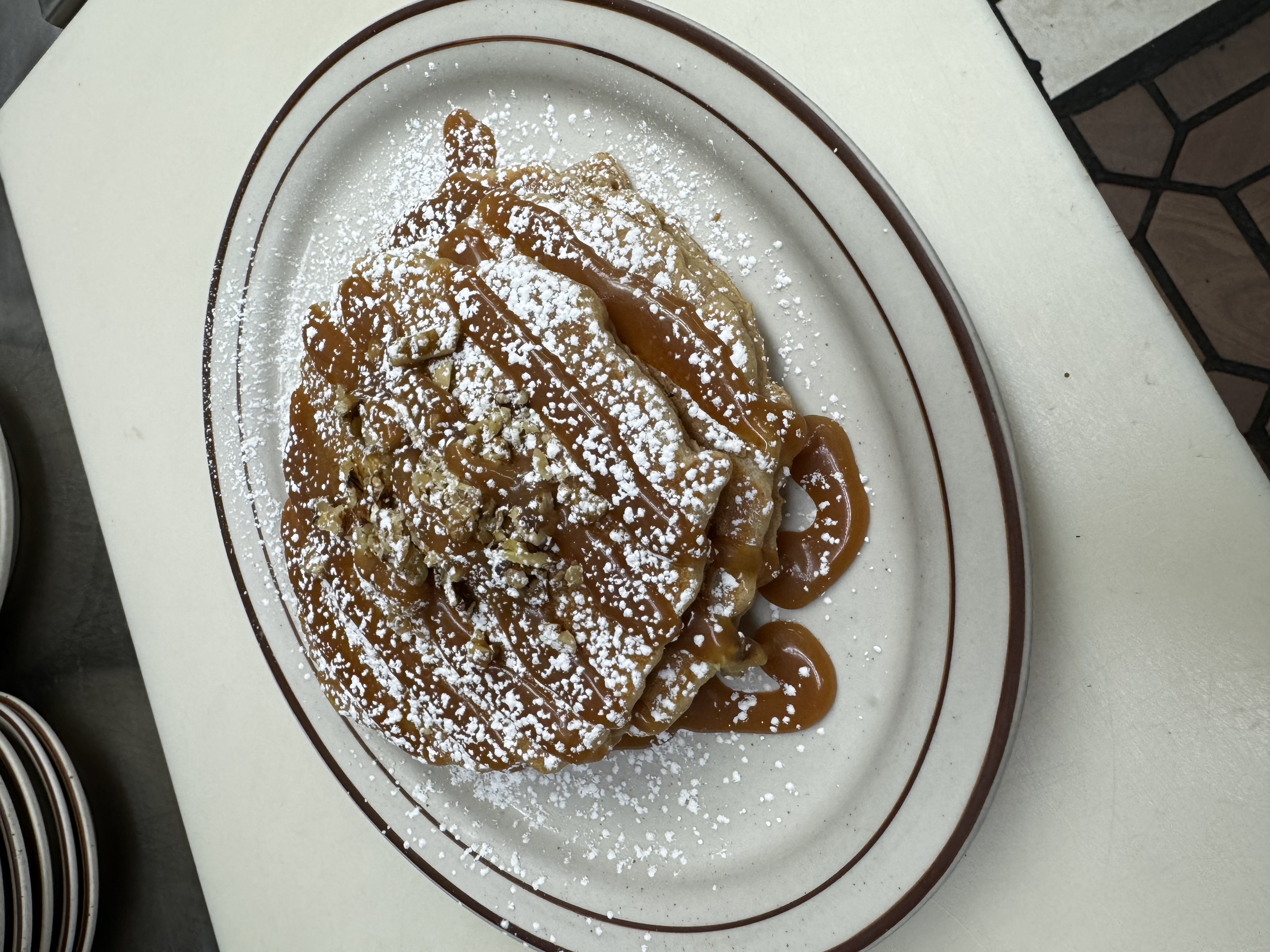 Apple Cinnamon Pancakes.