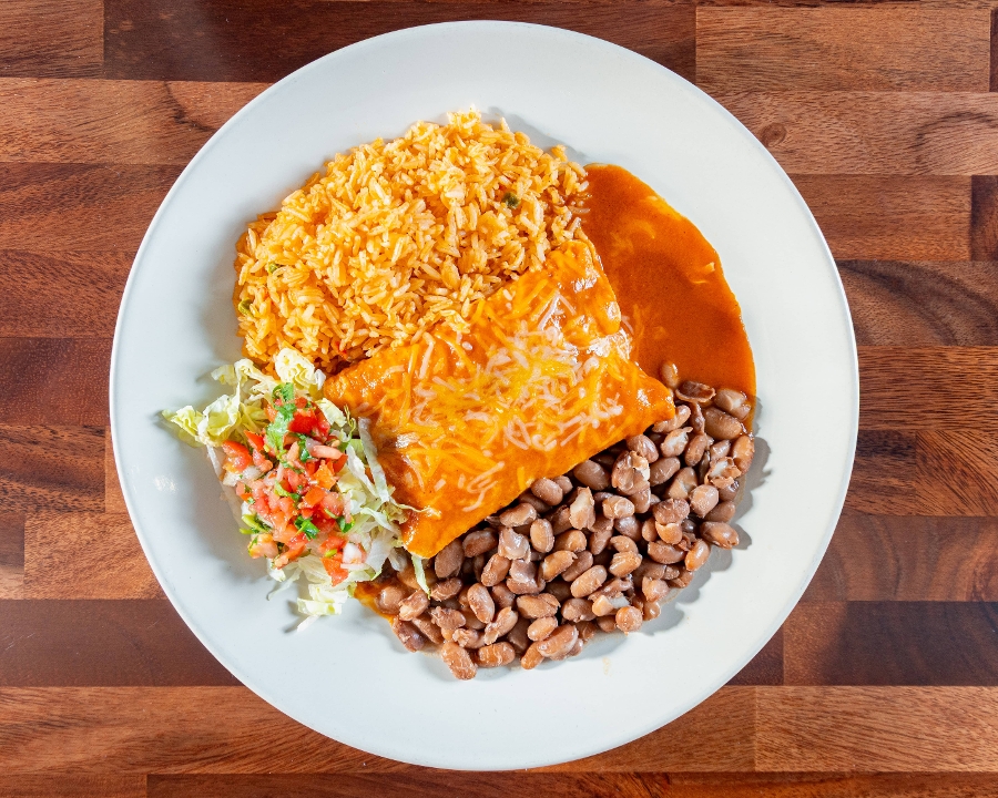 Traditional Enchiladas.