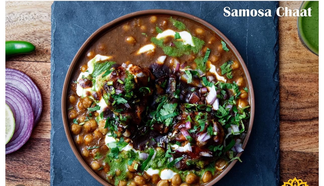 Samosa Chaat.