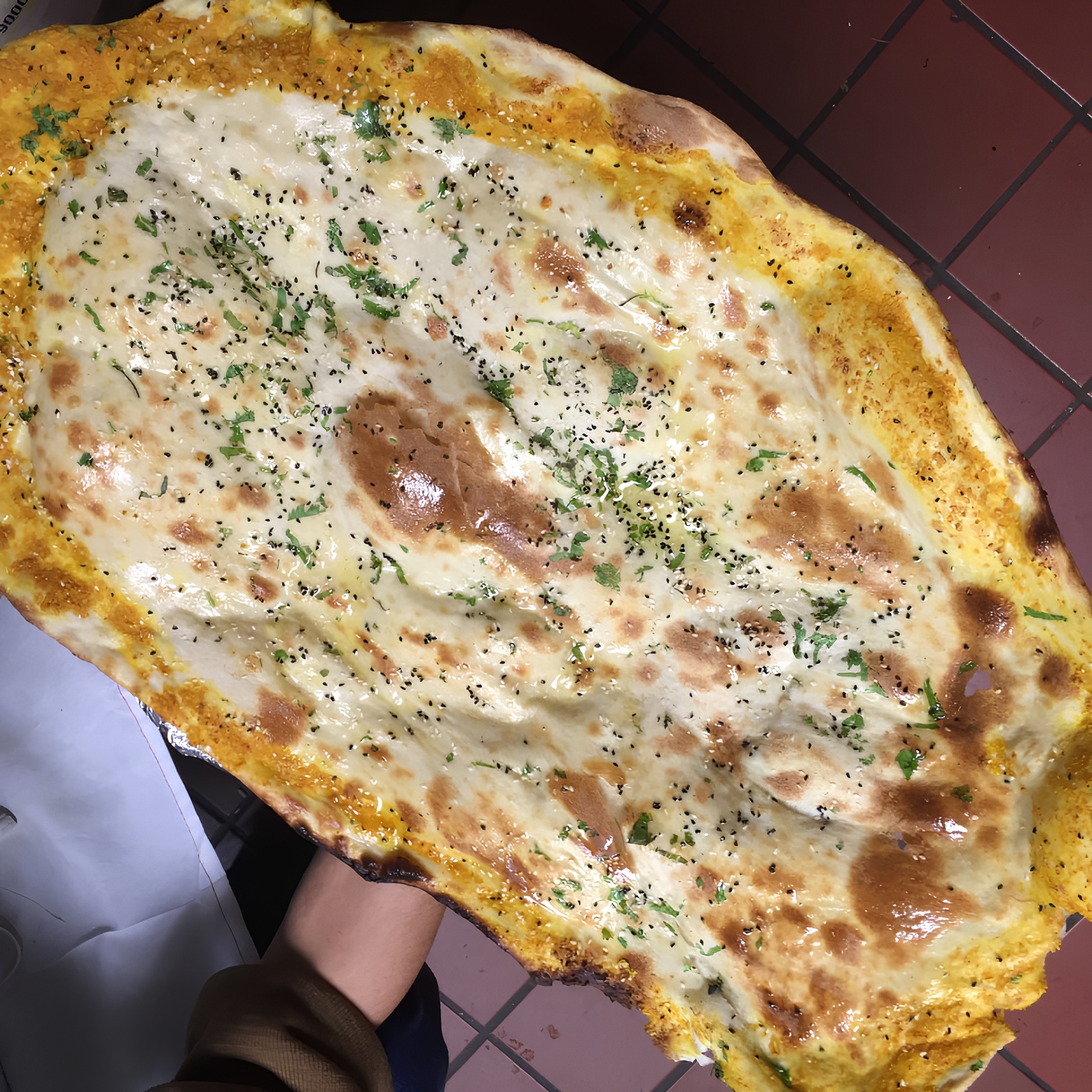 Family Naan-  OUR SIGNATURE NAAN WHICH IS UNIQUE !!- can feed upto 4-6 people.