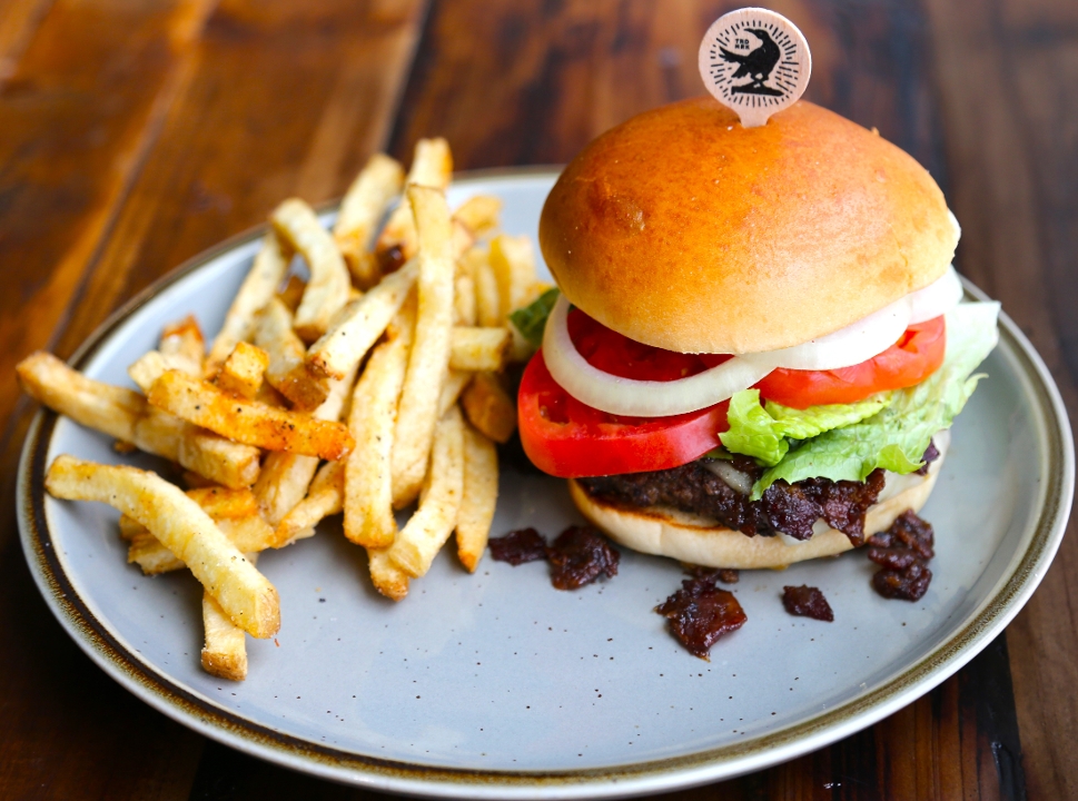 Jammed Bacon Burger.