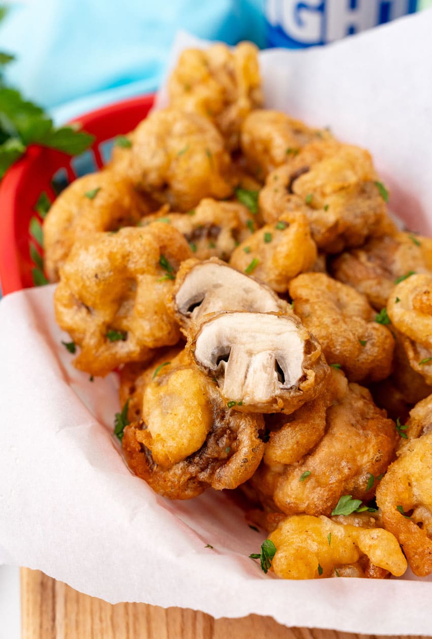 Breaded Mushrooms.