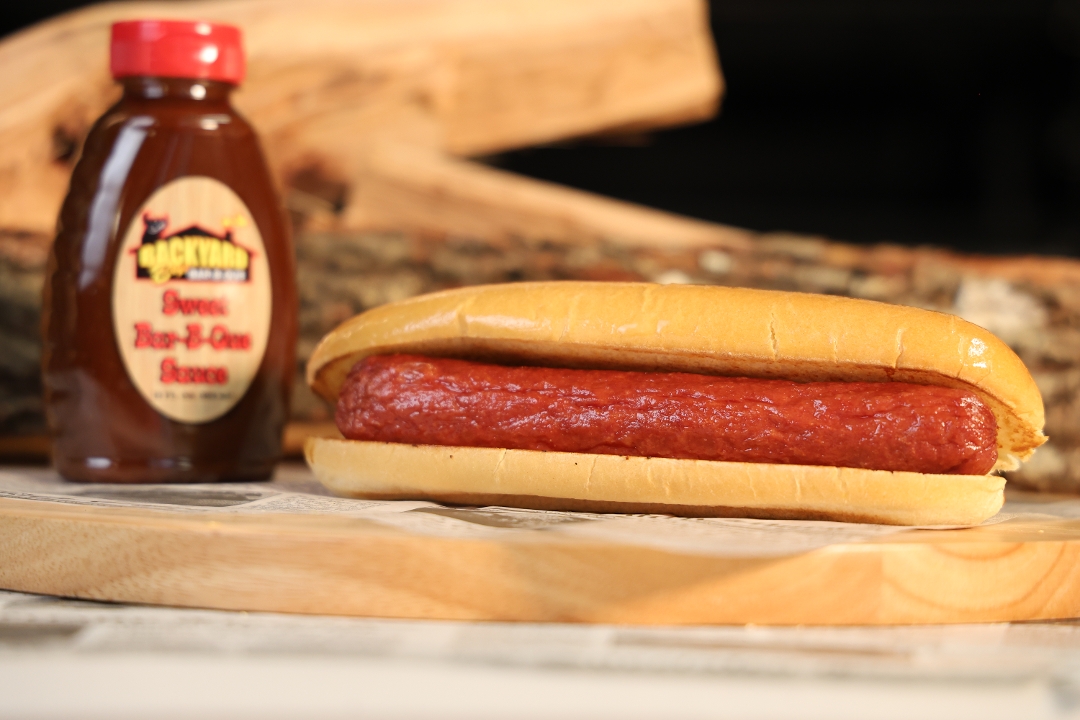 Jumbo Hot Dog.