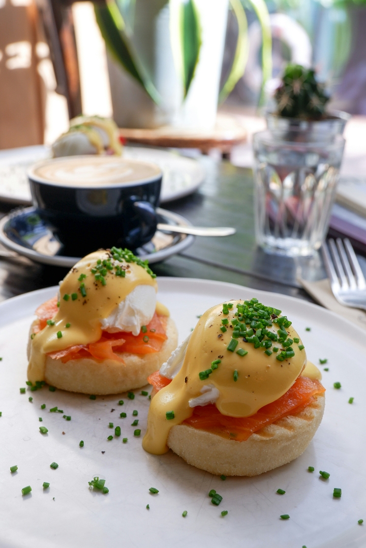 Smoked Salmon Benedict.