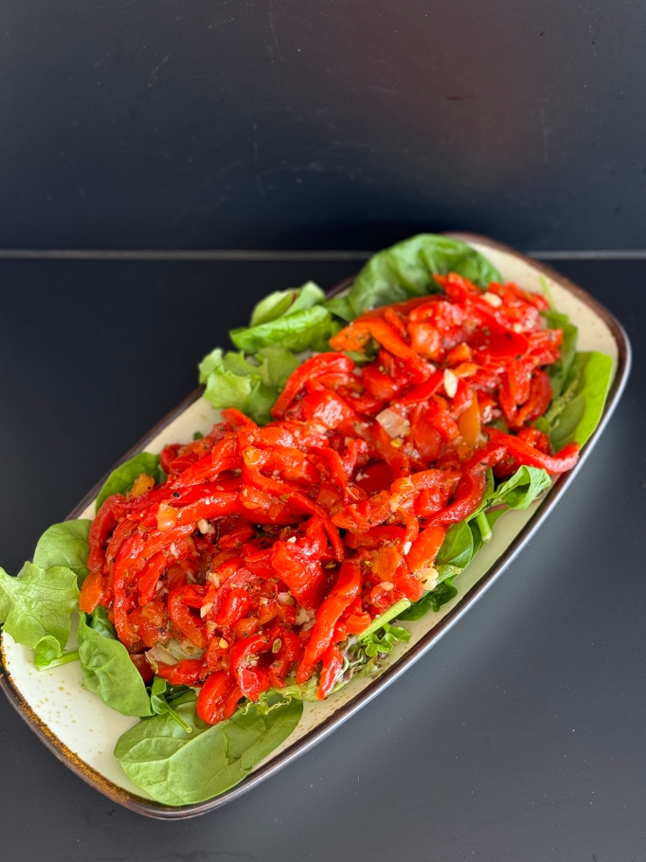 Roasted Red Peppers.