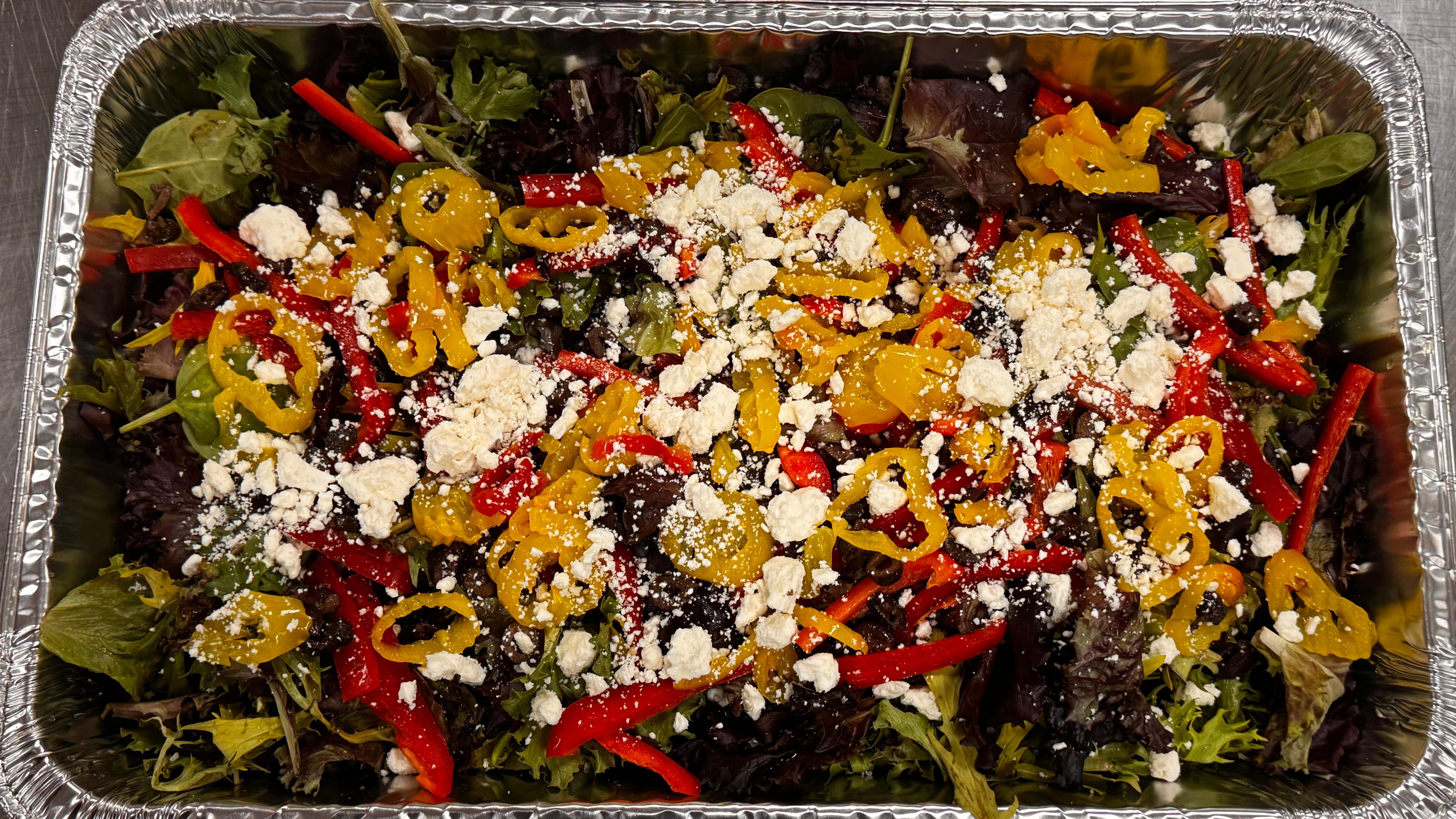 Mediterranean Salad Tray.
