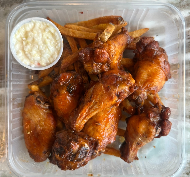 8 Wings & Fries.