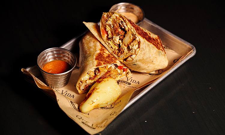 BREAKFAST BURRITO.