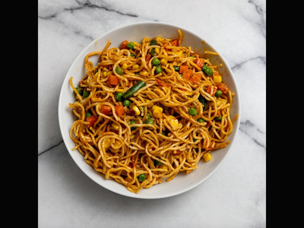 Schezwan Veg Noodles.