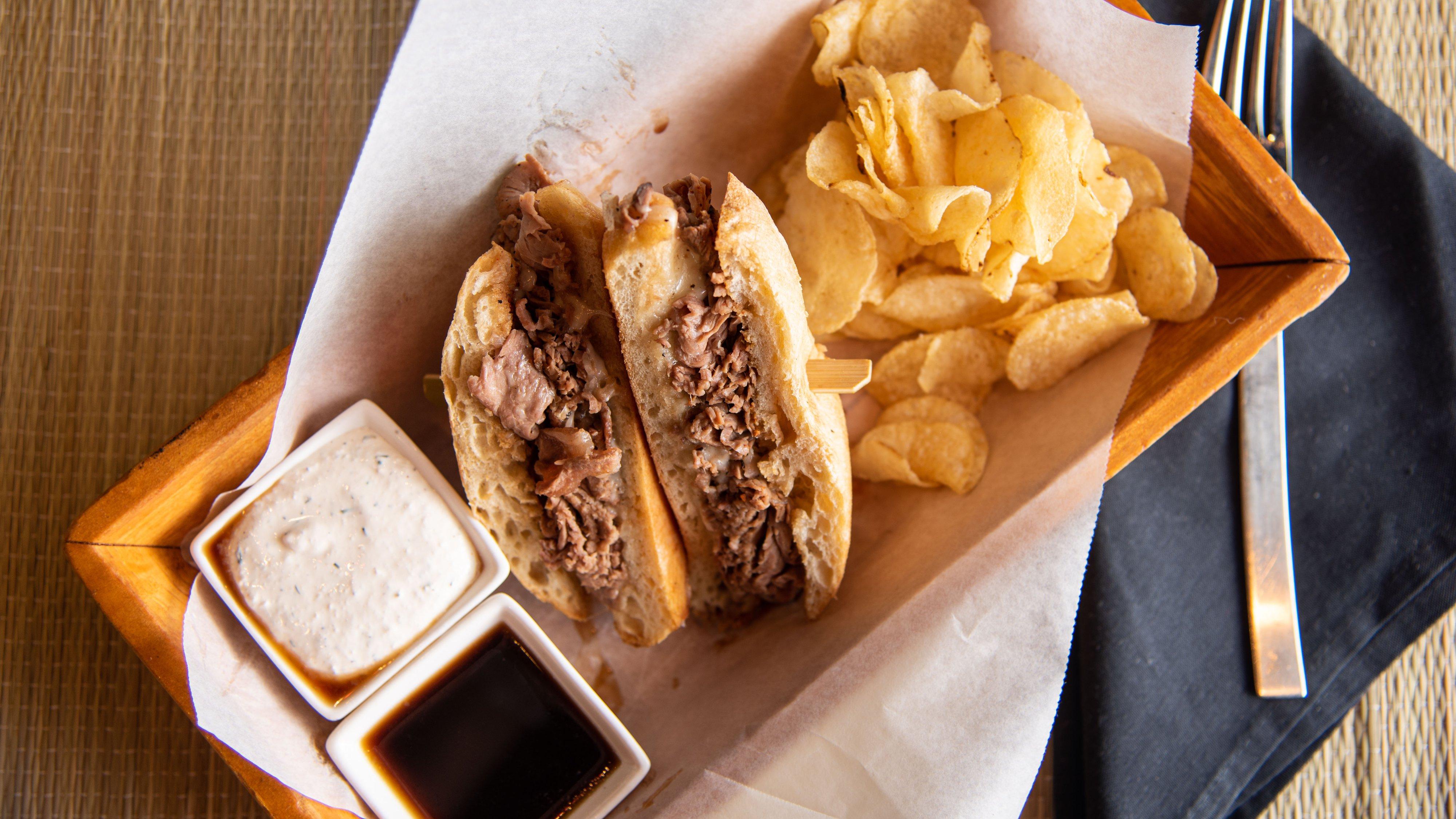 French Dip* (+).