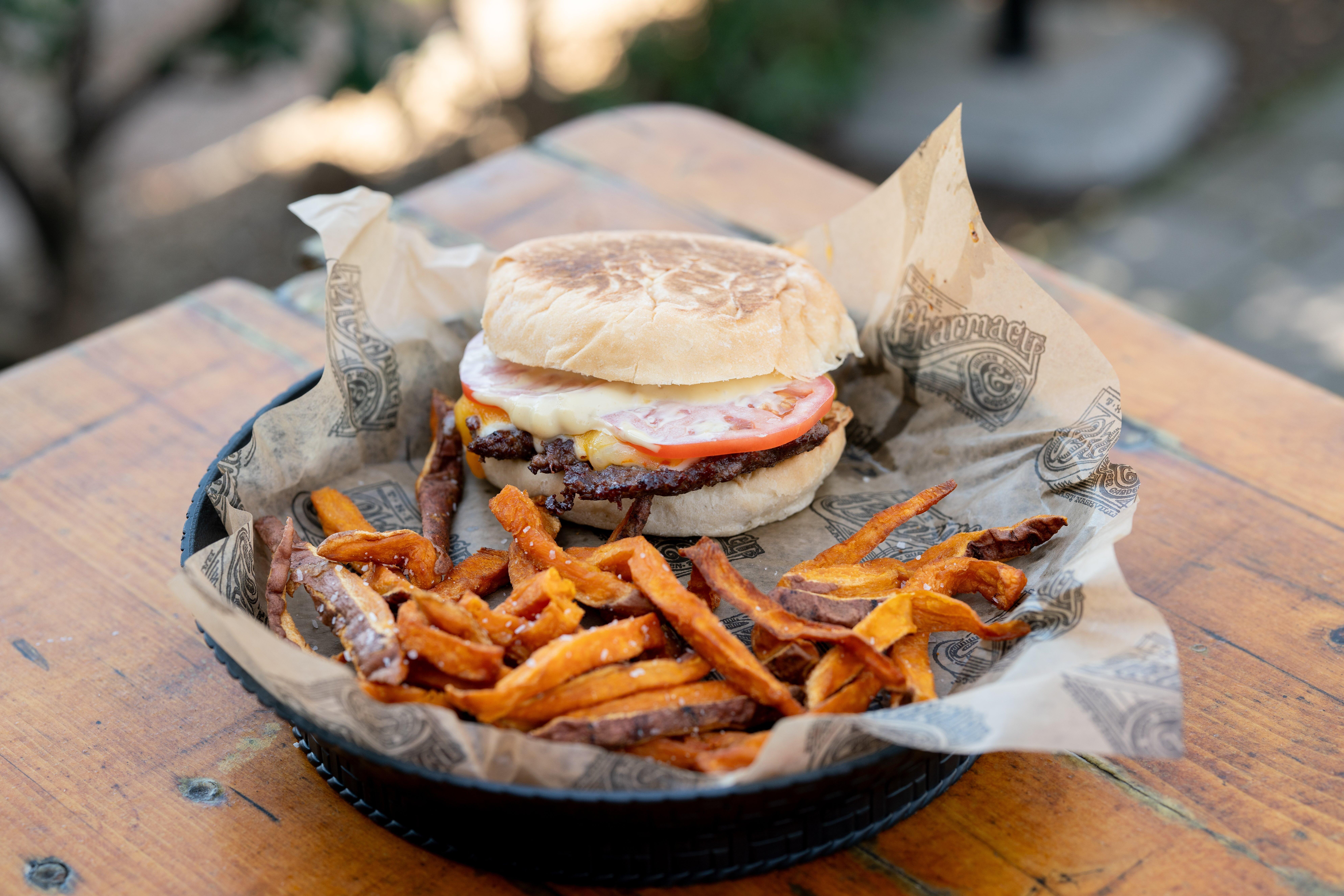 Three Cheese Burger.