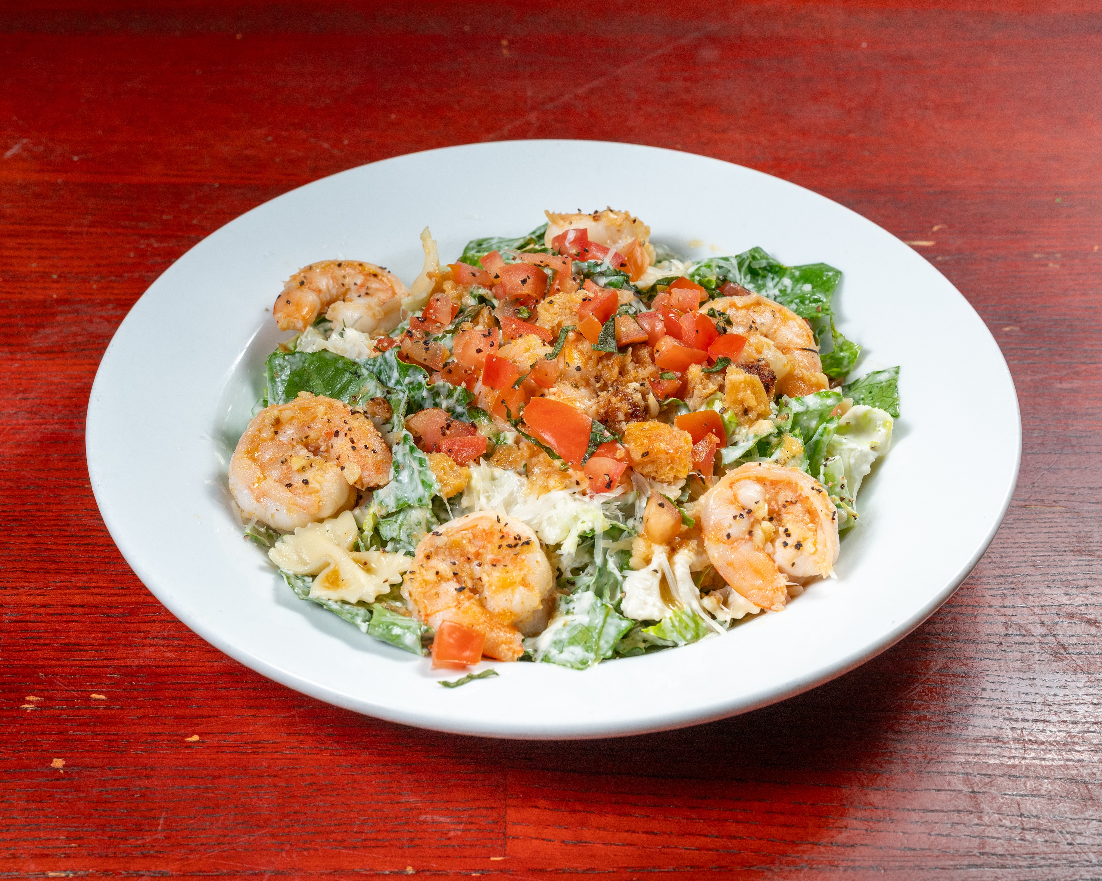Scampi Shrimp & Caesar.