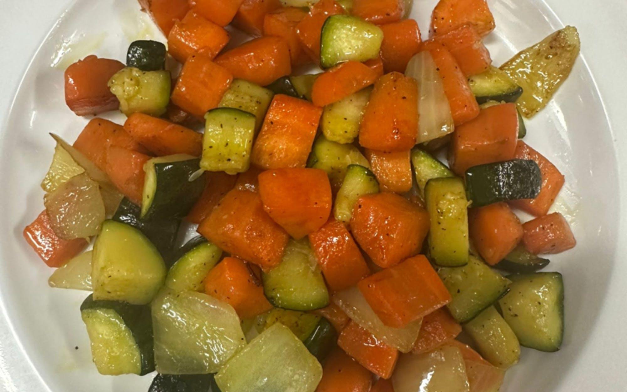 Chopped Mixed Vegetables Catering.