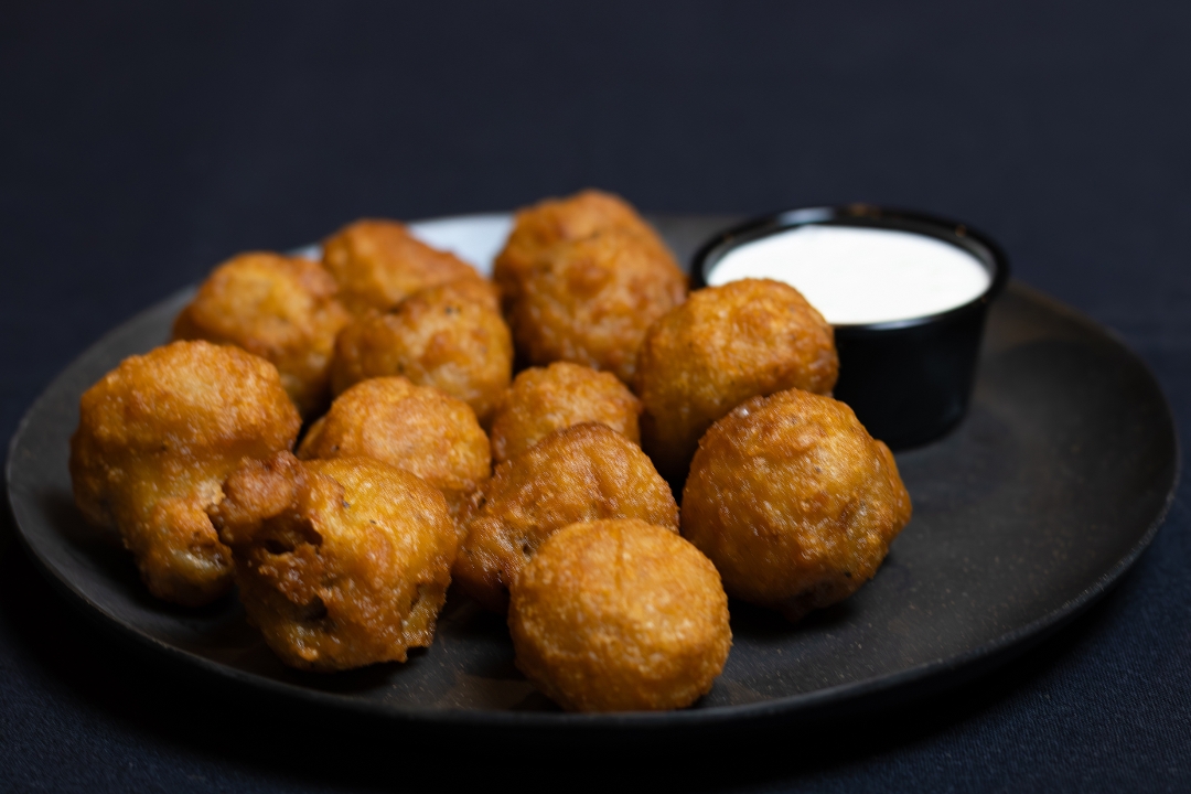 Battered Mushrooms.
