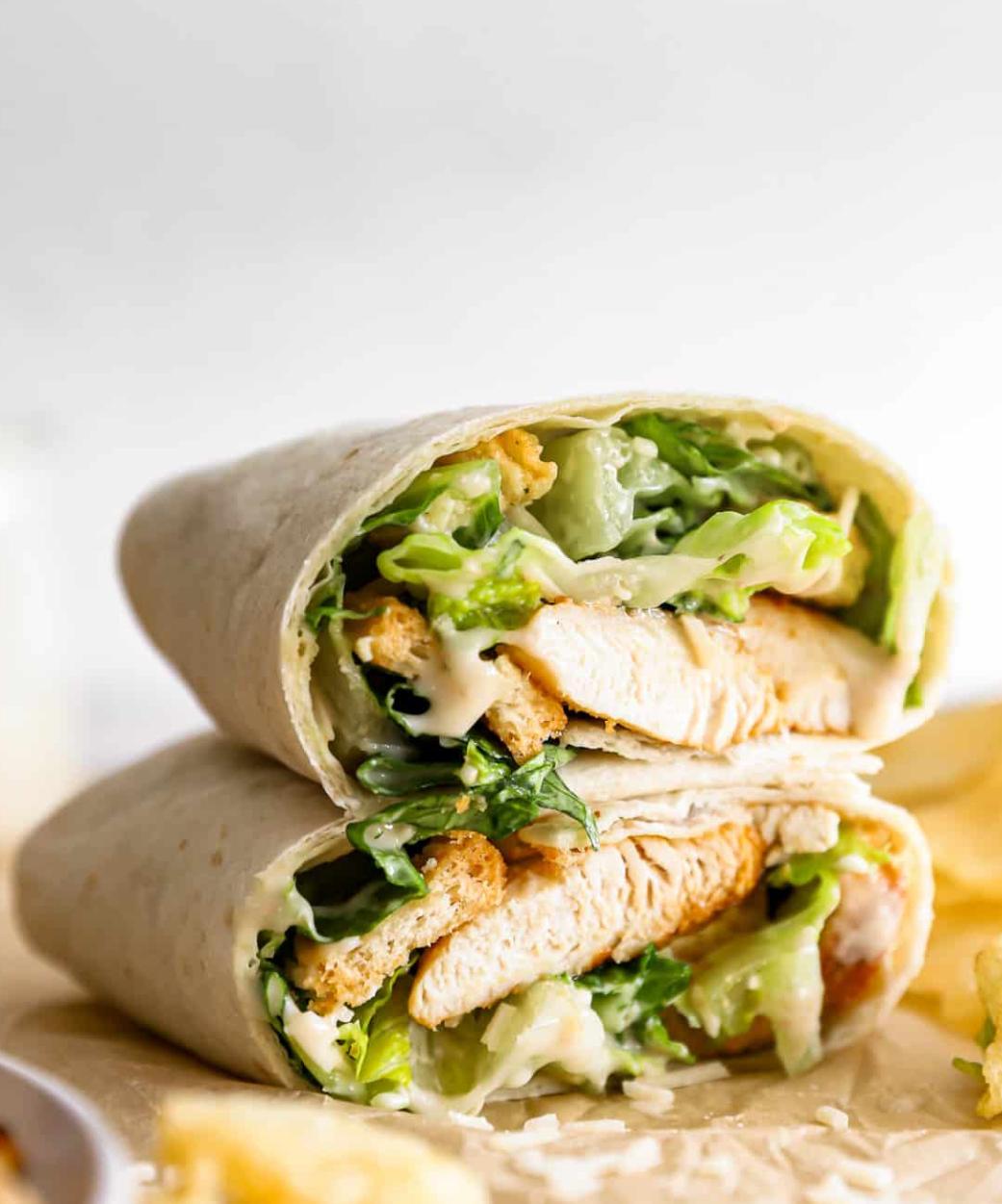 Chicken Caesar Wrap.