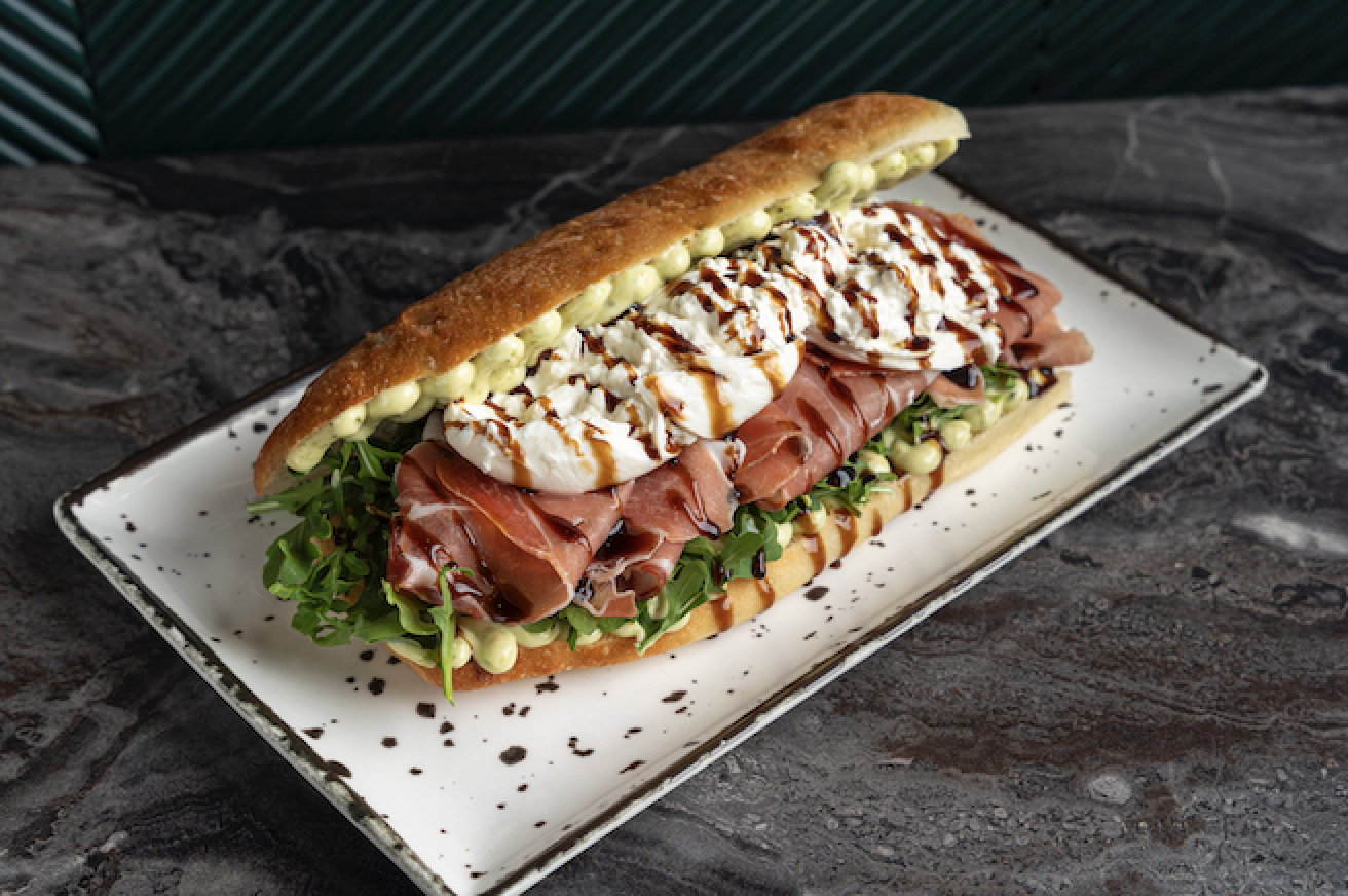 The Prosciutto & Burrata.