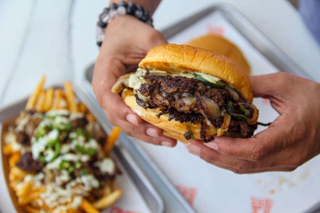 Seekh Kabab Burger.