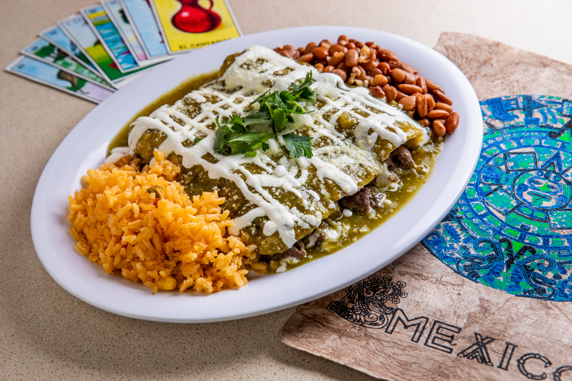 Veggie Enchiladas.