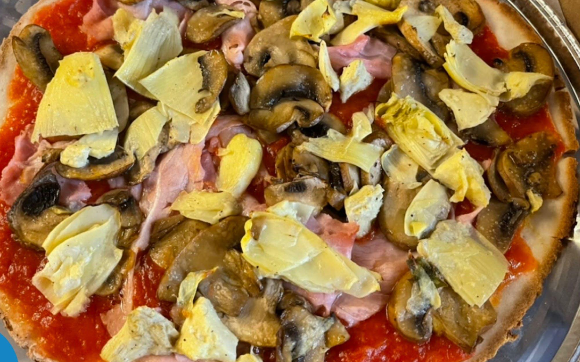 GF Capricciosa Pizza.