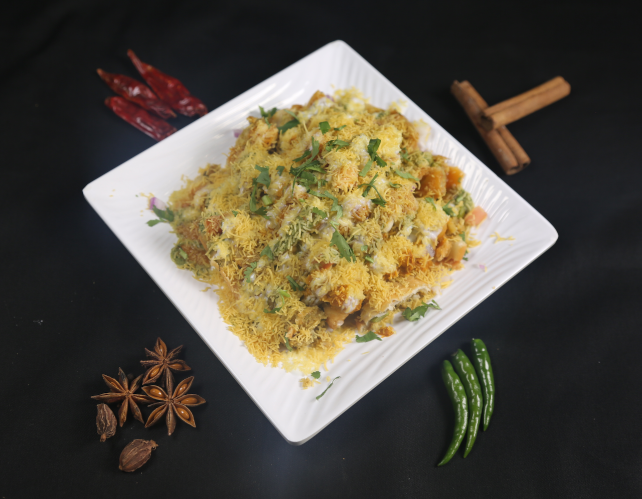 Samosa Chaat.