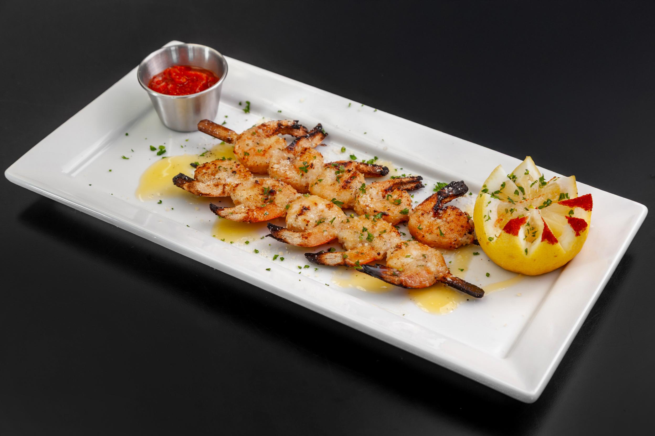Shrimp Skewers.