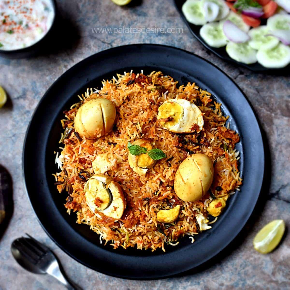 Egg Biryani.