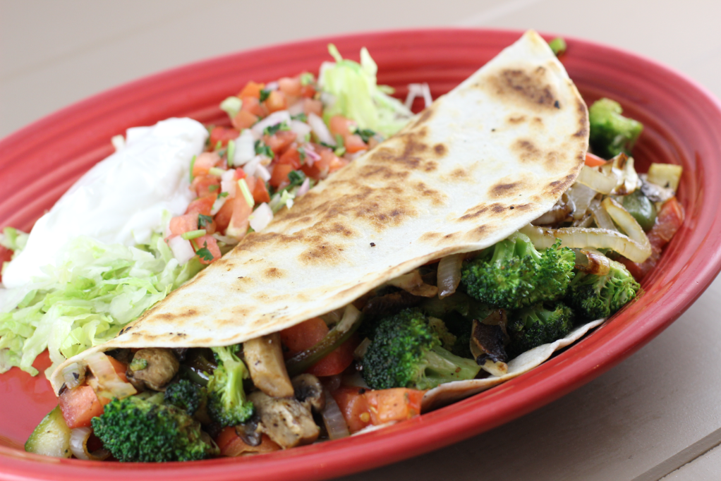 Vegetarian Quesadilla.