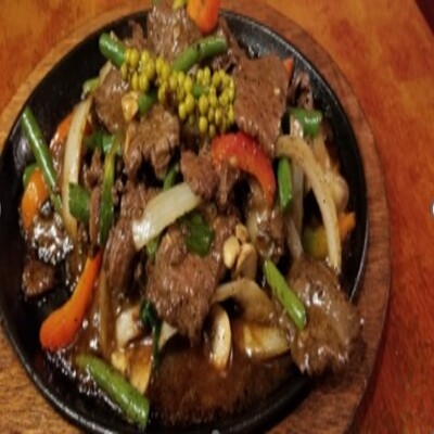 Sizzling Beef.