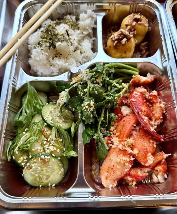 Butter Poached Lobster Bento.