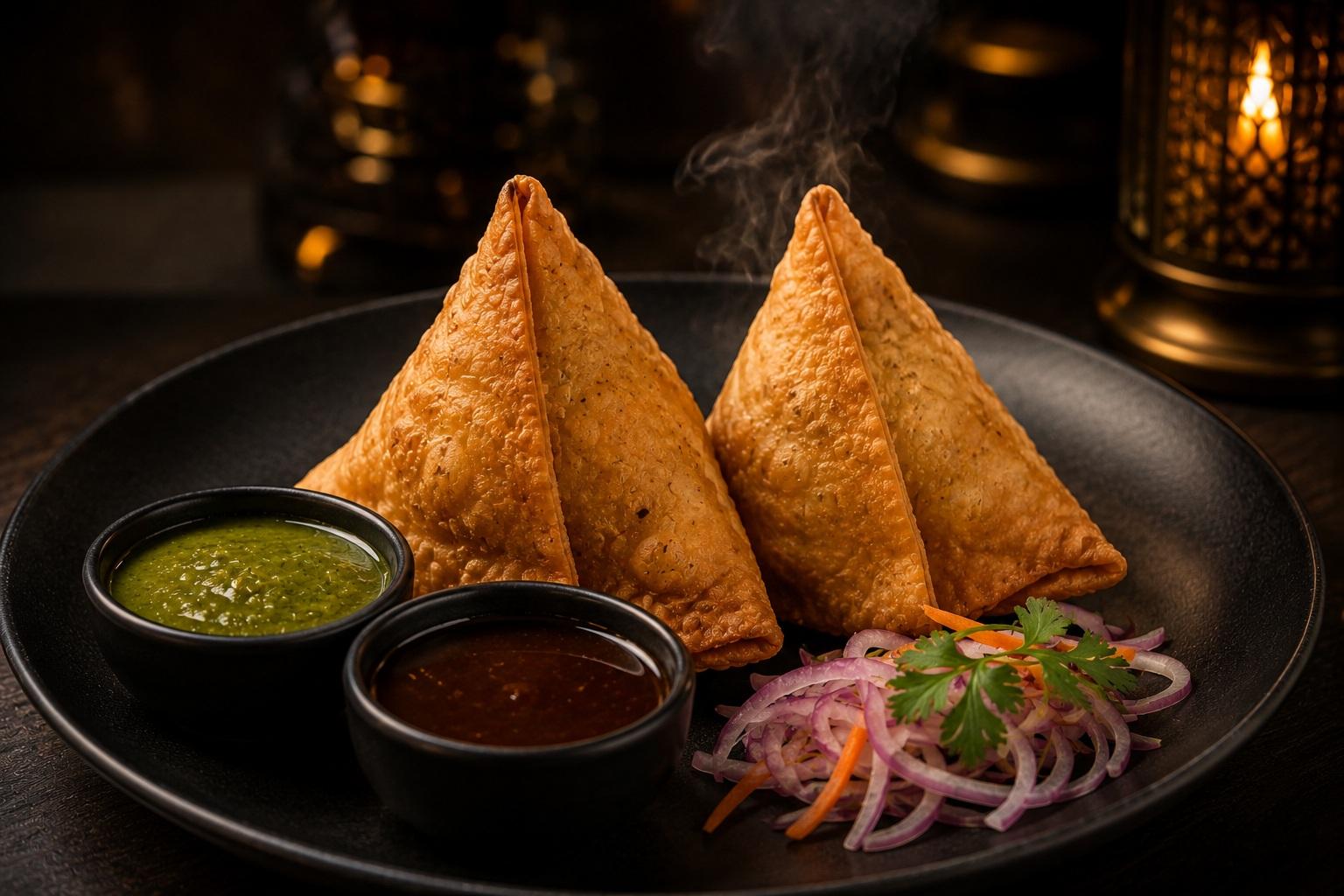 Vegetable Samosa (2 pieces).