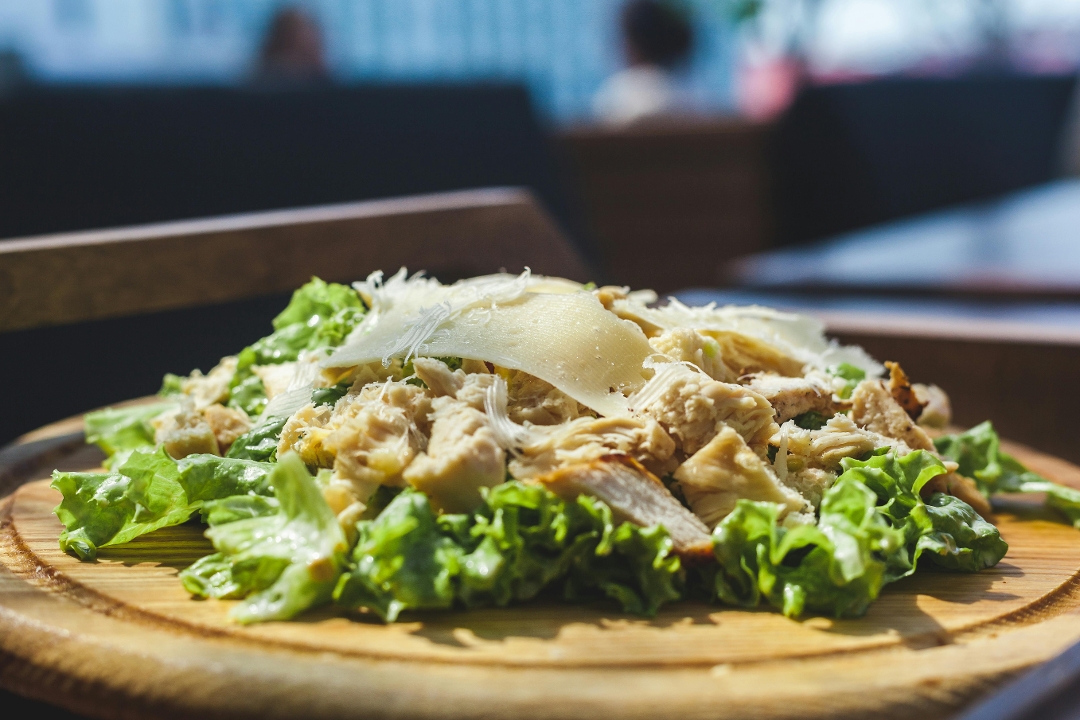 Chicken Caesar Salad.