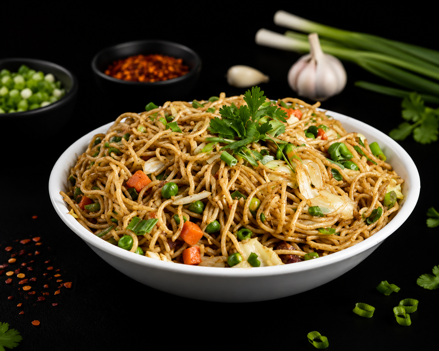 Hakka Veg Noodles.