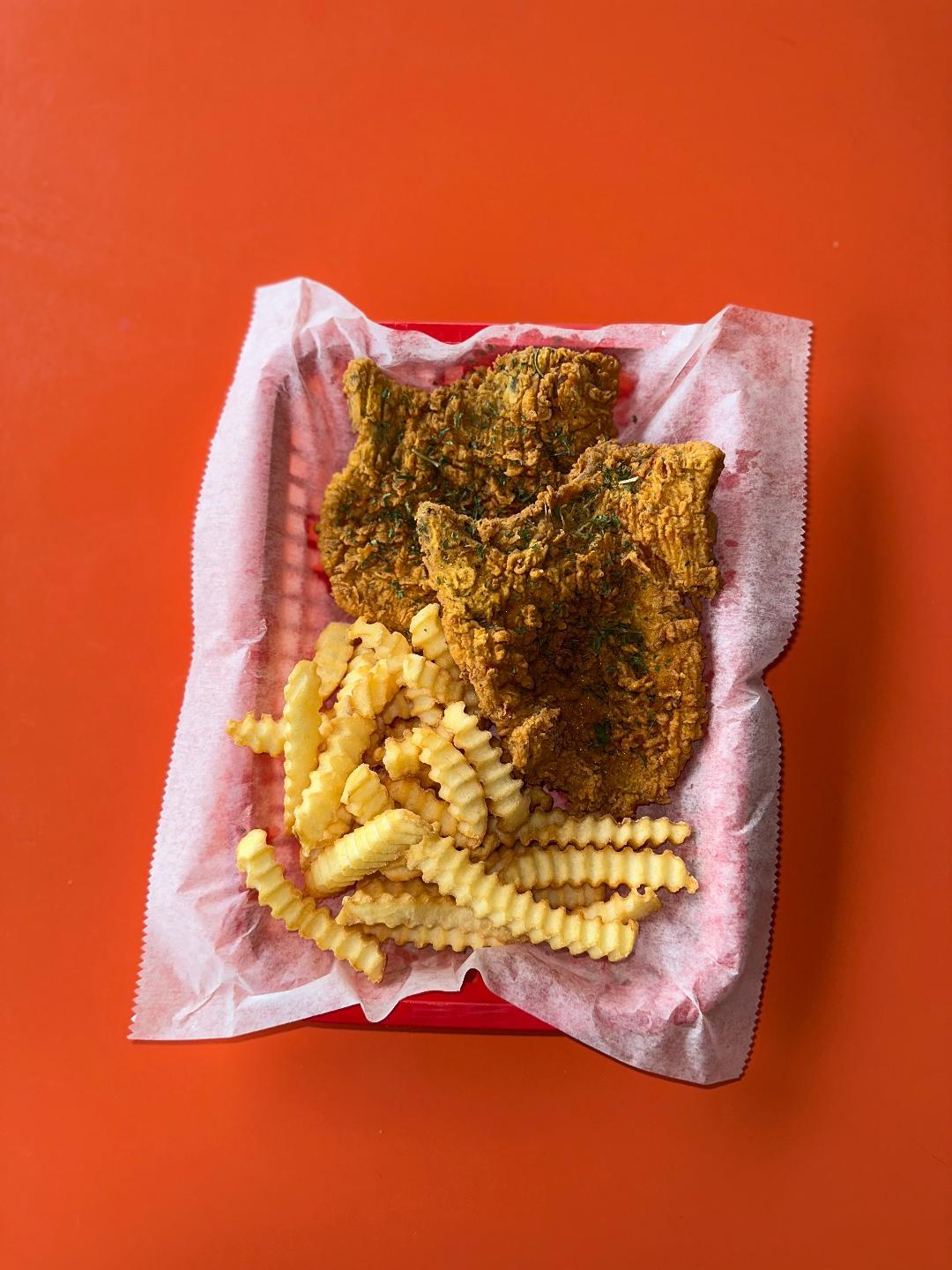 Pork Chop Sandwich.