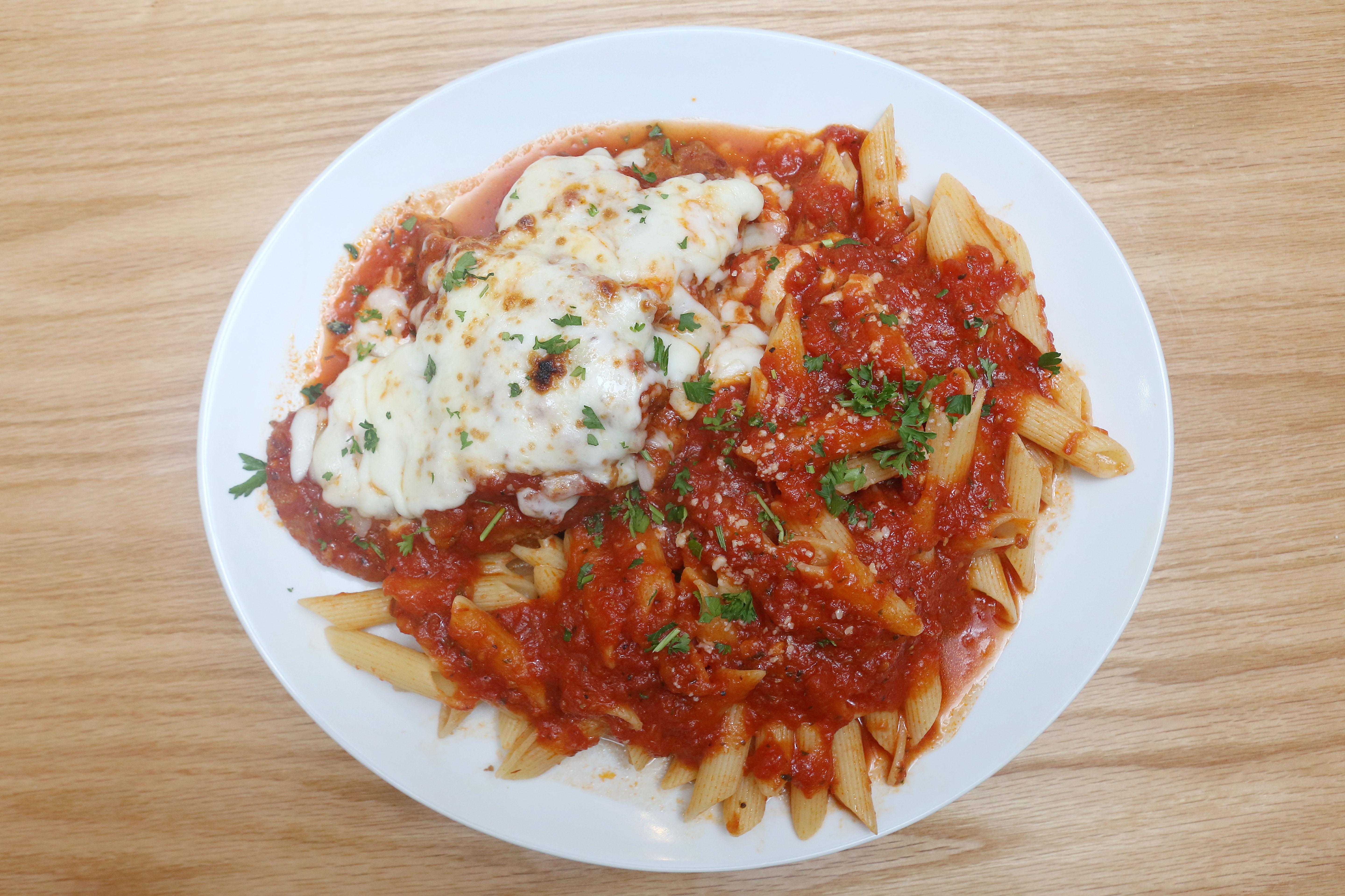 Chicken Parmigiana.