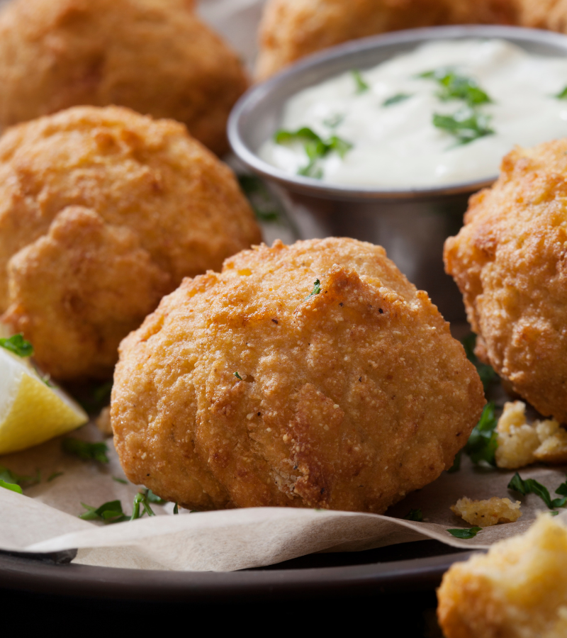 Hush Puppies Appetizers.