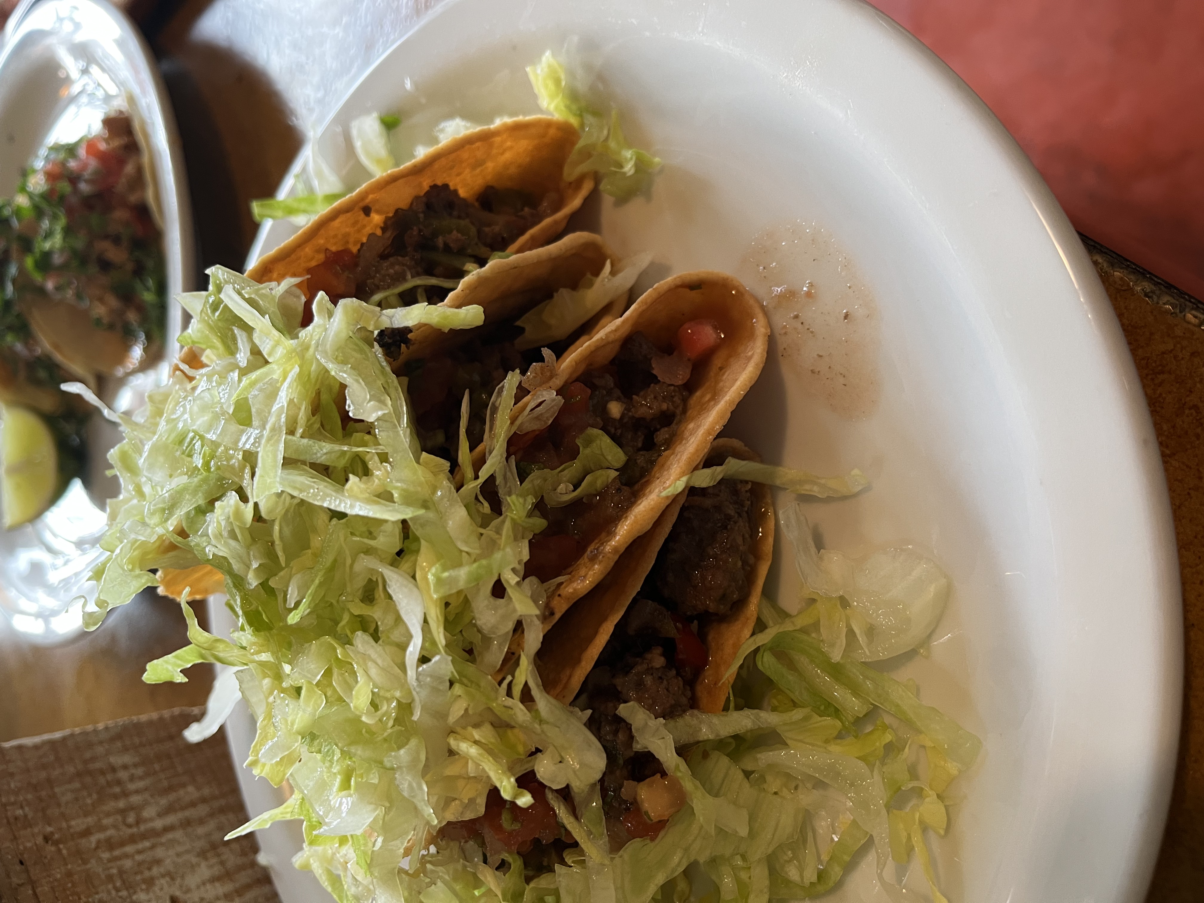 4 Crispy Al Pastor Tacos.