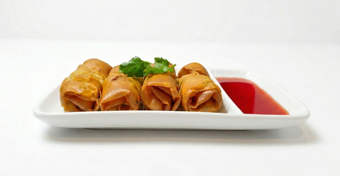 Crispy Veggie Eggrolls.