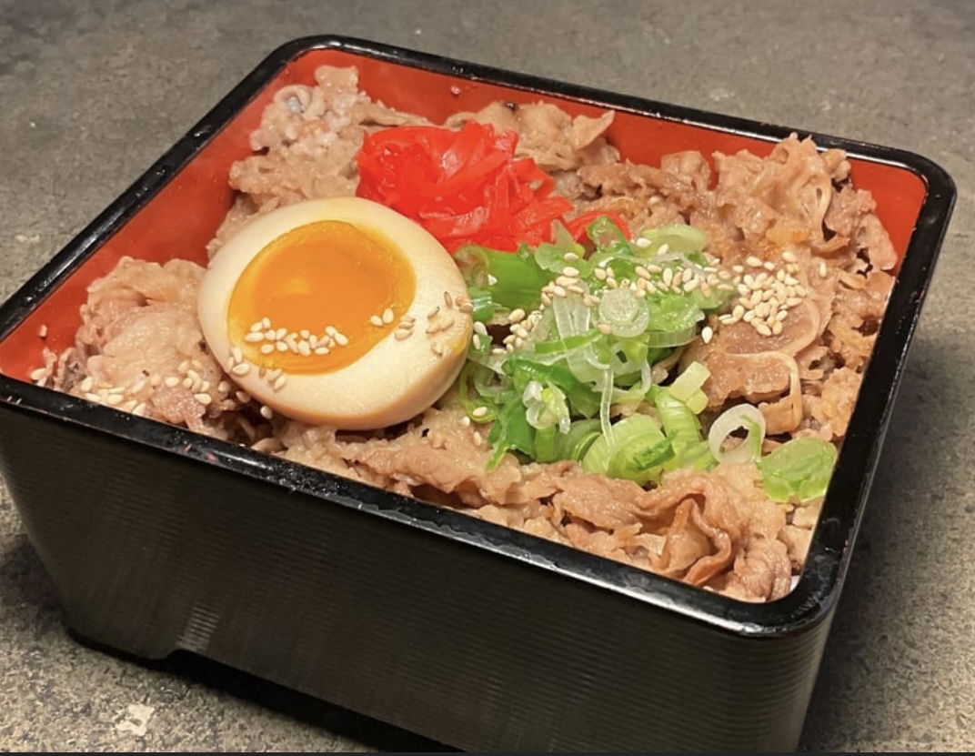 Beef Donburi “Gyudon” Rice.