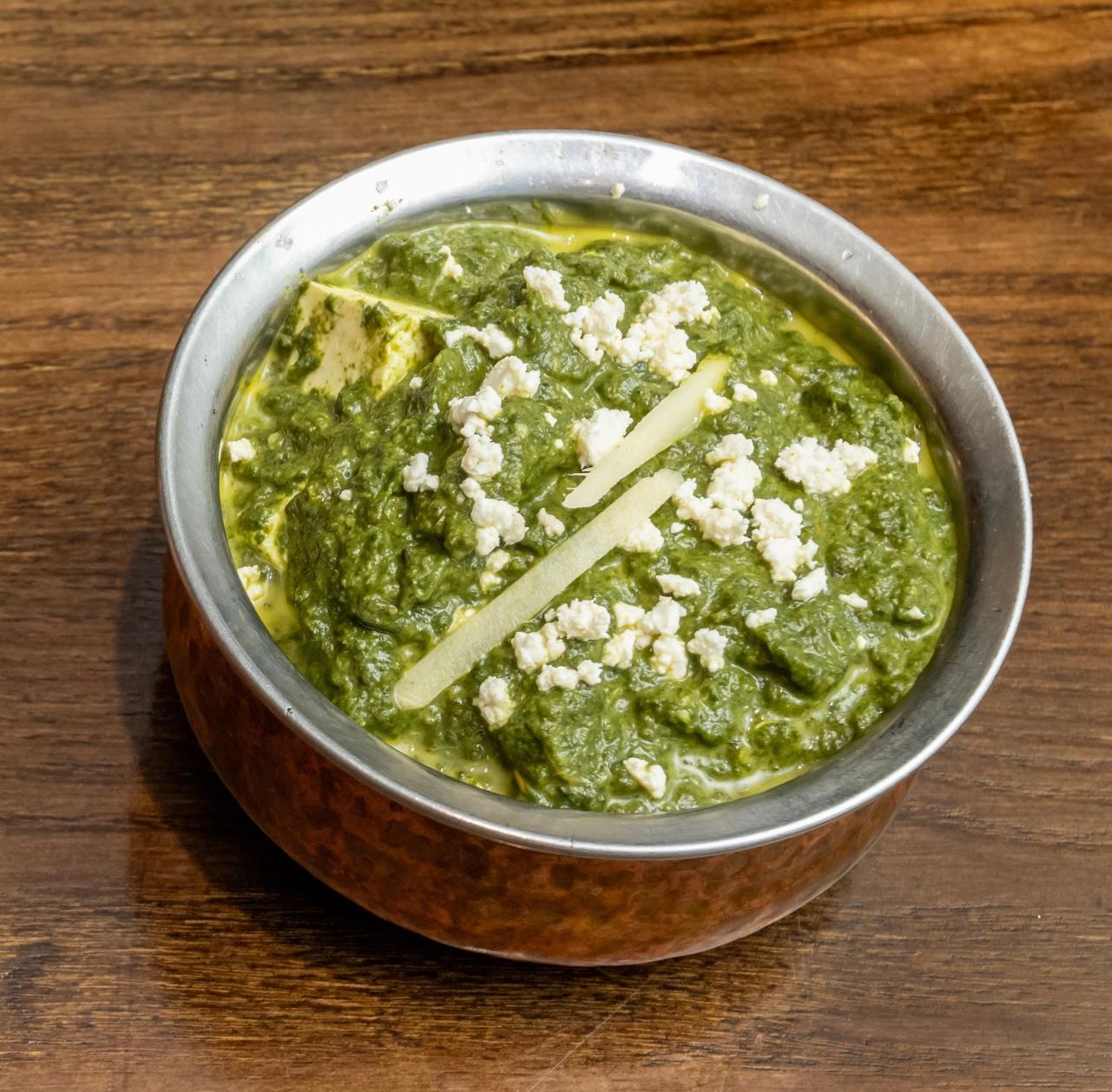 Saag Paneer.