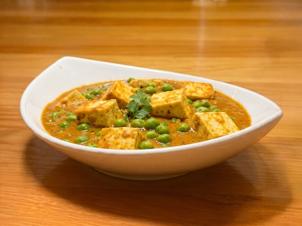 Mutter Paneer/ Tofu/ Potatoes.