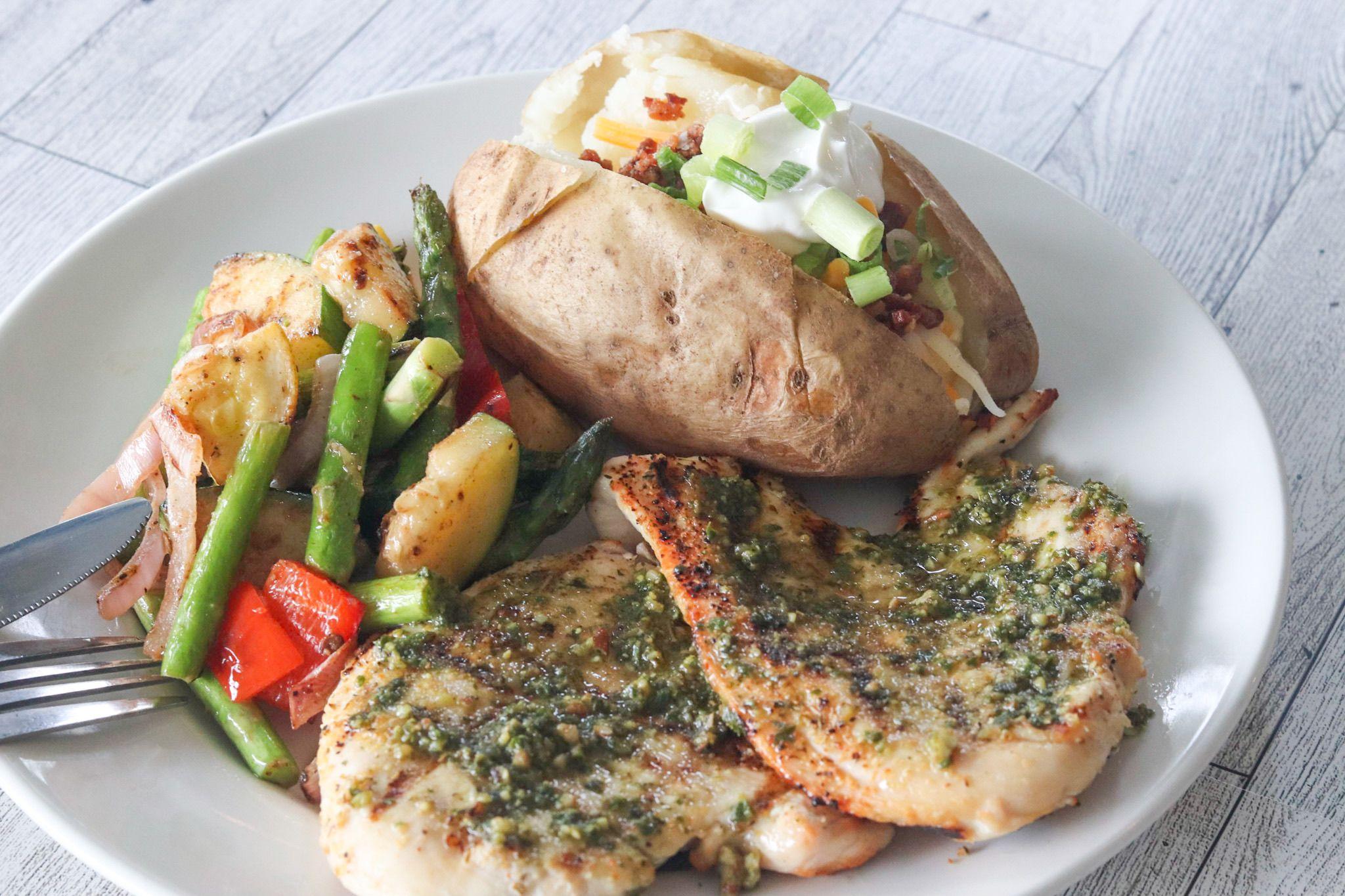 Grilled Chicken Breasts.