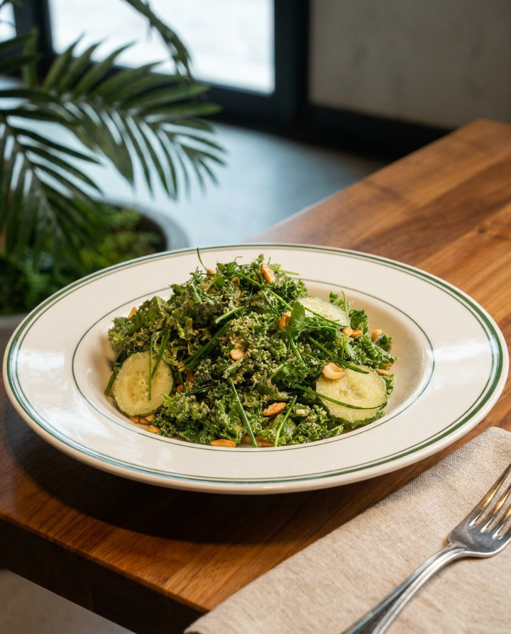 Cashew Napa Kale Salad.