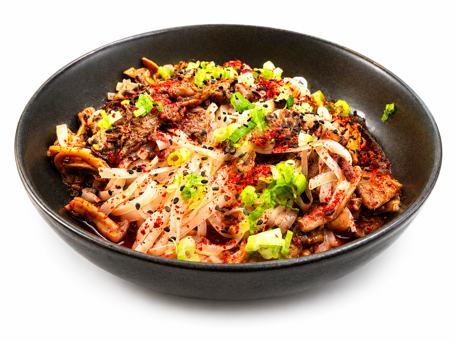Chili Crisp Mushroom Noodles.