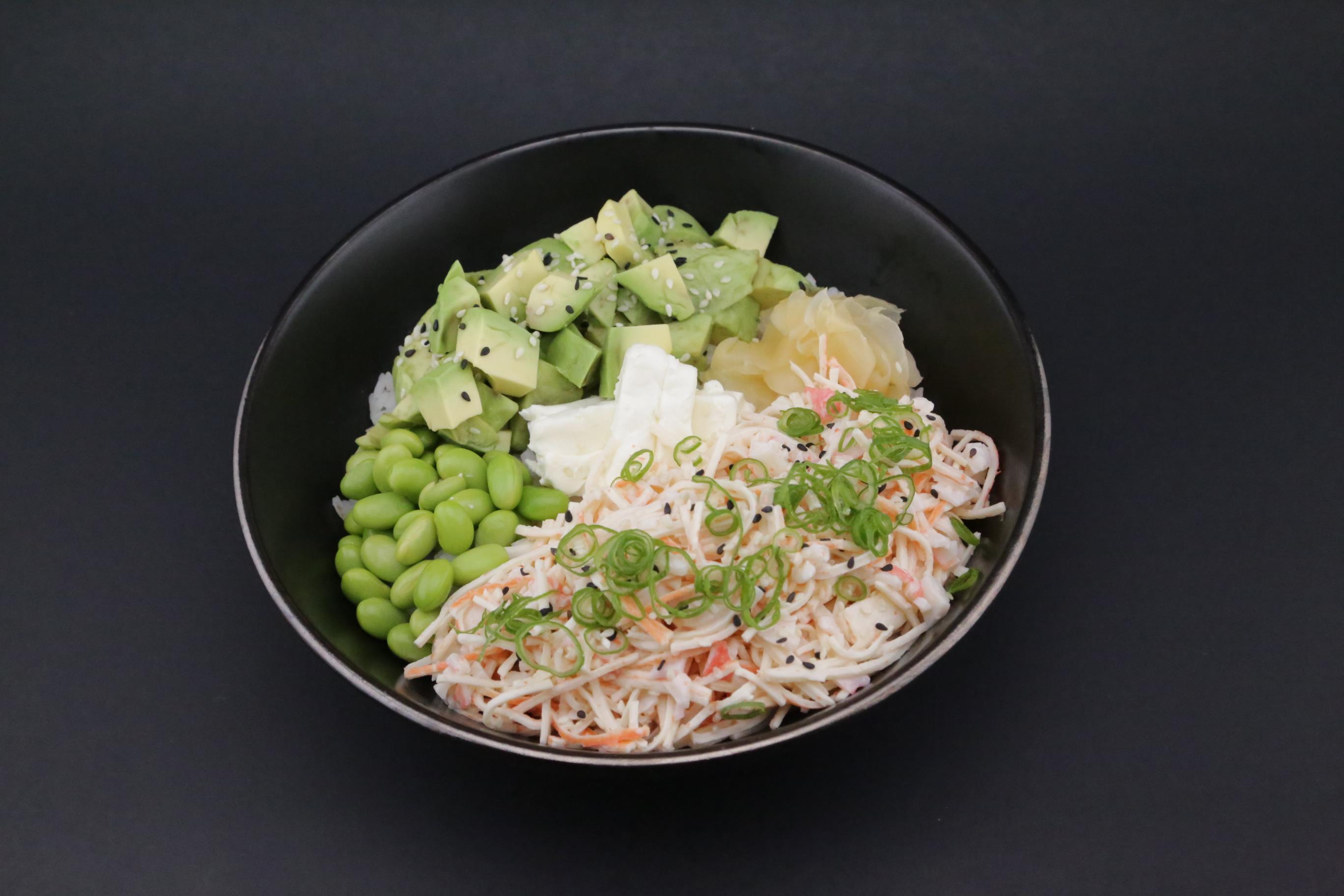 Kreamy Krab Poke Bowl.
