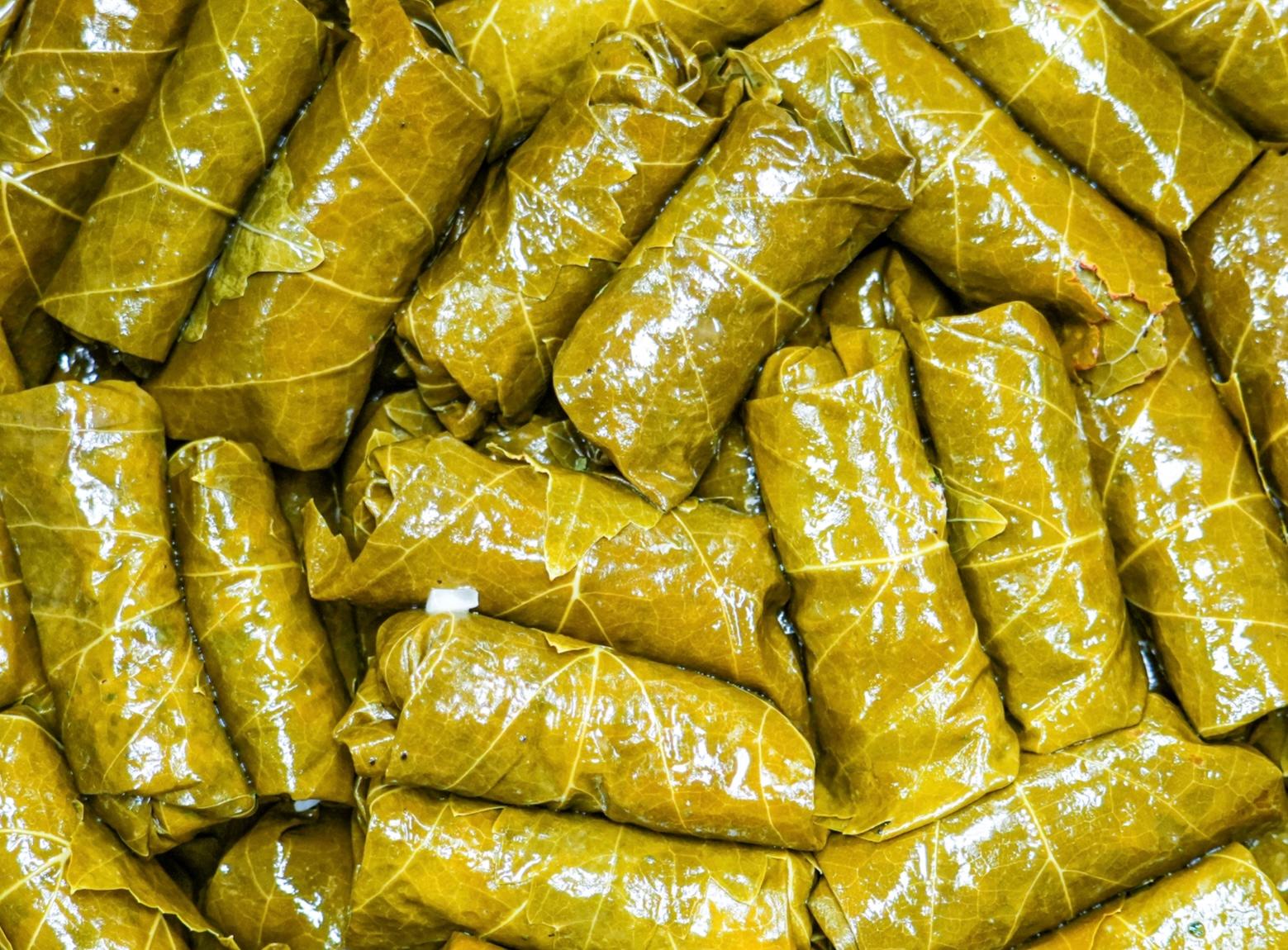 Stuffed Grape Leaf.