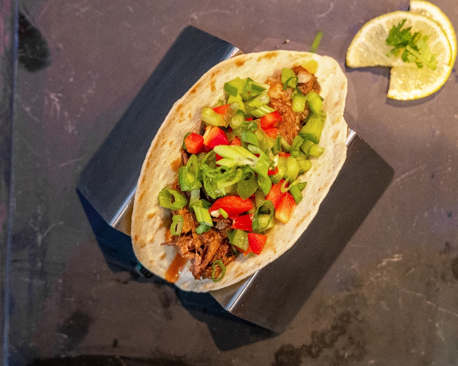 KOREAN BEEF BBQ TACO.