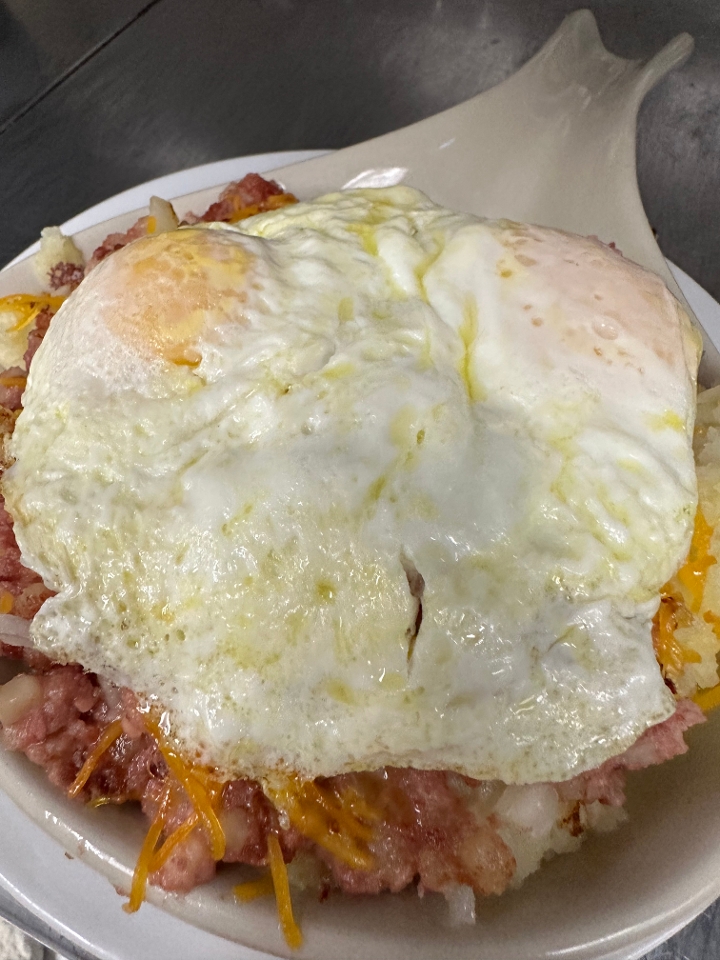 Corn Beef Hash Skillet.