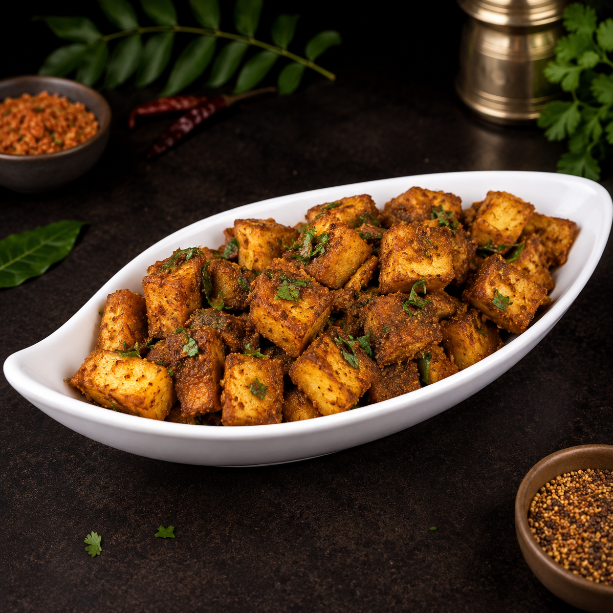 Iyanger tossed Idli.