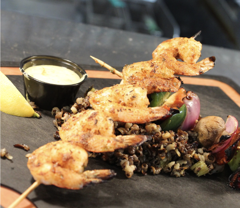 Firecracker Shrimp Kabobs.